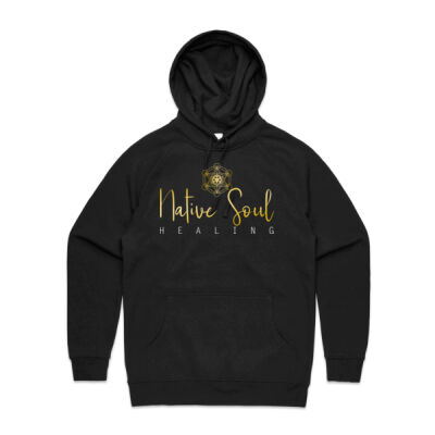 Native Soul Healing Black Hoodie Thumbnail