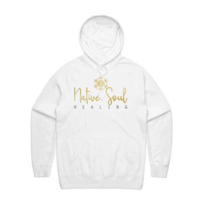 Native Soul Healing White Hoodie Thumbnail